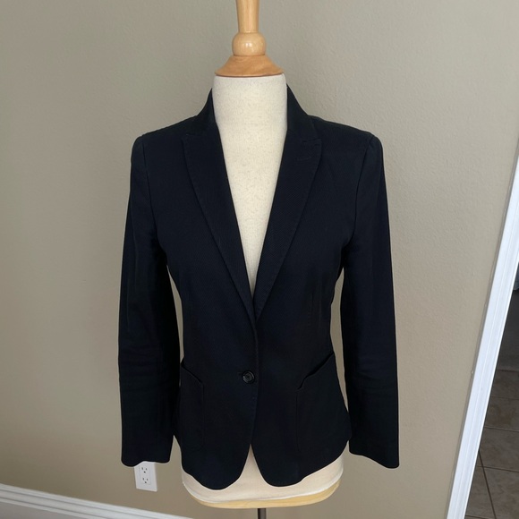 Massimo Dutti black blazer - size 8 US - Picture 2 of 12